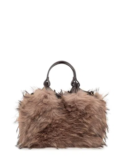 Gianni Chiarini Dua Shoulder Bag In Espresso