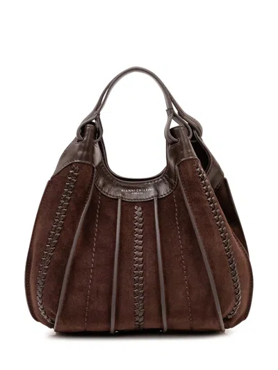 Gianni Chiarini Dua Shoulder Bag In Espresso