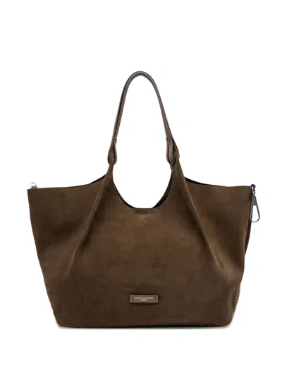 Gianni Chiarini Dua Suede Shoulder Bag