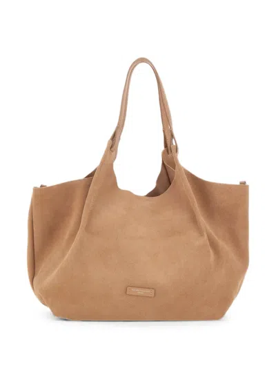 Gianni Chiarini 두아 스웨이드 숄더 백 In Brown