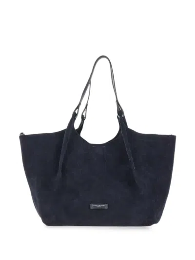 Gianni Chiarini Dua Suede Tote Bag In Blue