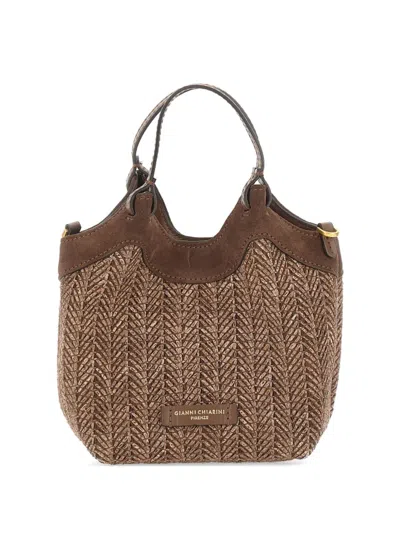 Gianni Chiarini Dua Tote Bag In Brown