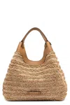 Gianni Chiarini Double Handle Shoulder Bag In Beige