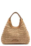 Gianni Chiarini Dua Woven Straw Tote In Beige