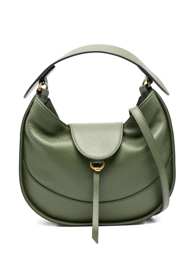 Gianni Chiarini Edith Leather Shoulder Bag In Green