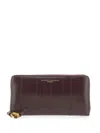 Gianni Chiarini Eel Leather Wallet In Brown