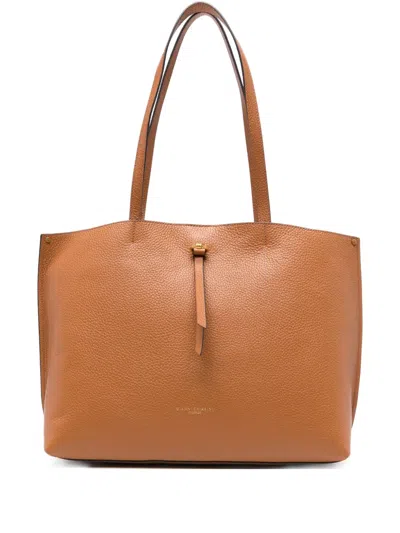Gianni Chiarini Egle Grained-leather Tote Bag