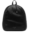 Gianni Chiarini Emanuela Leather Backpack Straps Adjustable In Black