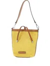 Gianni Chiarini Emily Shoulder Bag In Yellow
