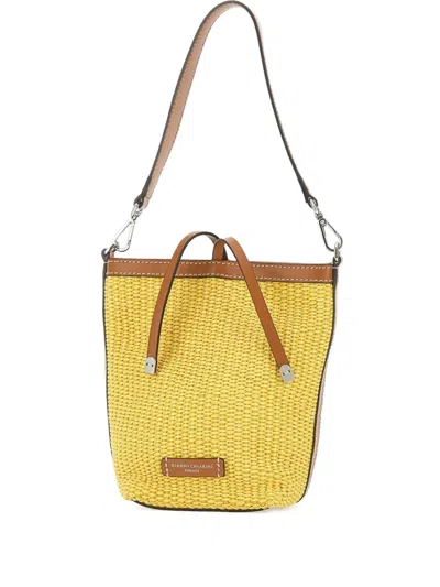 Gianni Chiarini Emily Shoulder Bag In Yellow