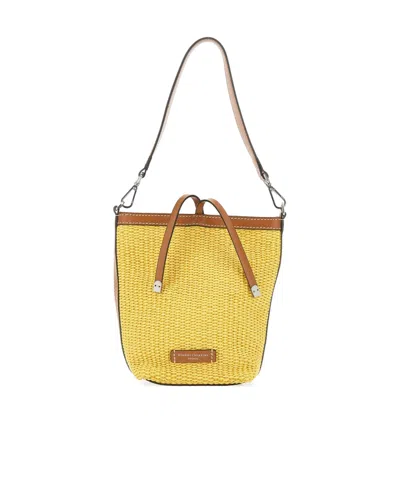 Gianni Chiarini Emily Tote Bag In Yellow