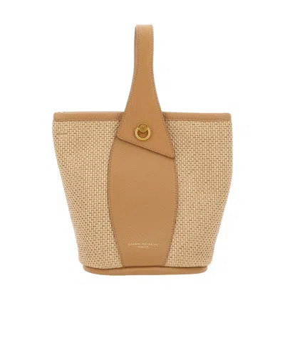Gianni Chiarini Ester Tote Bag In Nude