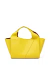 Gianni Chiarini Euforia Leather Tote Bag In Yellow
