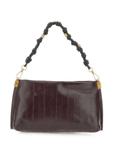 Gianni Chiarini Fanny Leather Shoulder Bag In Brown
