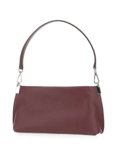 Gianni Chiarini Fanny Pebbled Leather Shoulder Bag In Brown