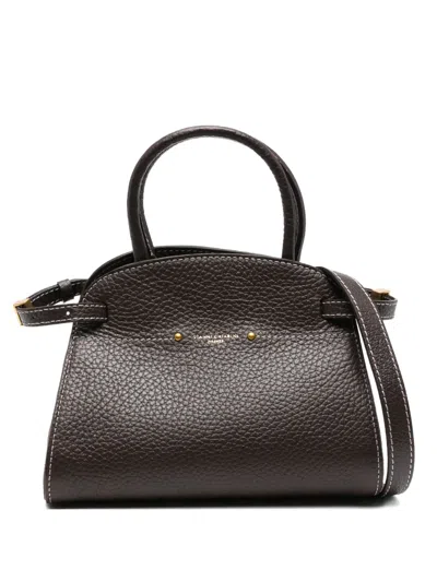Gianni Chiarini Farah Leather Tote Bag In Brown