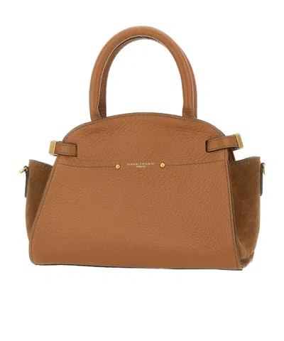 Gianni Chiarini Farah Tote Bag In Brown