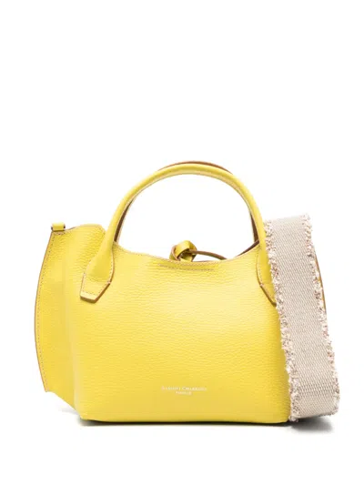 Gianni Chiarini Fiamma Tote Bag In Yellow