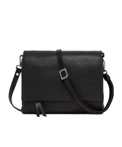 Gianni Chiarini Flip Shoulder Bag In Black