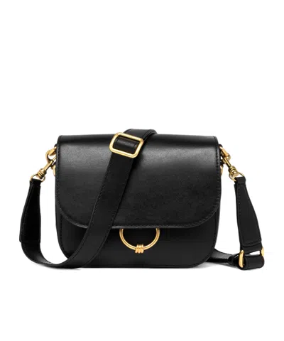 Gianni Chiarini Flip Shoulder Bag In Black