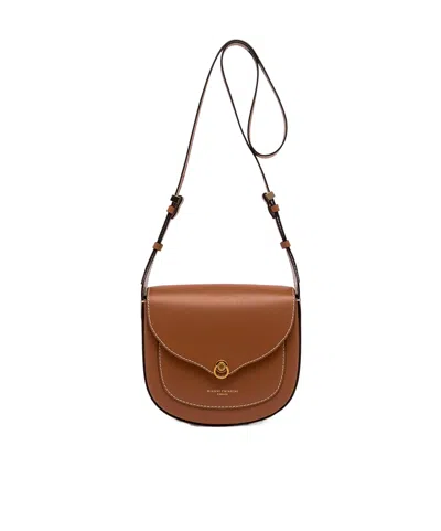 Gianni Chiarini Flip Shoulder Bag In Brown