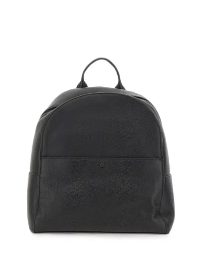 Gianni Chiarini Florence Hammered Leather Backpack In Black