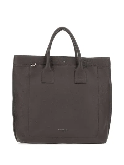 Gianni Chiarini Florence Hammered Leather Tote Bag In Brown