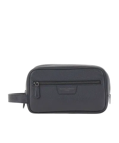Gianni Chiarini 'florence' Wash Bag In Blue