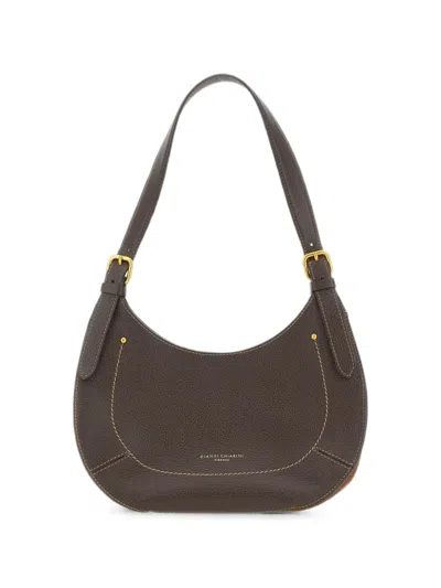 Gianni Chiarini Gabry Leather Shoulder Bag In Brown