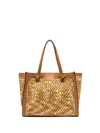 Gianni Chiarini Marcella Refined Leather Handbag With Woven Texture