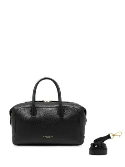Gianni Chiarini Gemma Grained Leather Satchel In Black