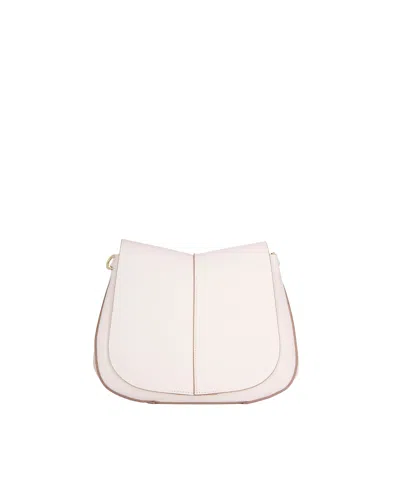 Gianni Chiarini Genuine Cow Leather Shoulder Bag For Women In Marble