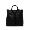 Gianni Chiarini Backpack Adjustable Straps Front Zip Pocket In Black