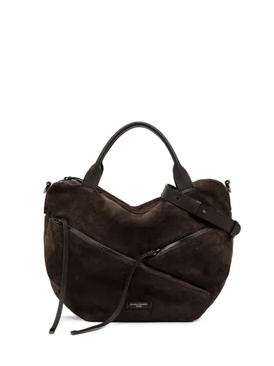 Gianni Chiarini Borsa Da Donna In Pelle Scamosciata, Colore Marrone Scuro, Ciusura C