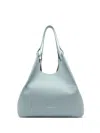 Gianni Chiarini Dua Double Handle Bag In Double Light Blue Leather