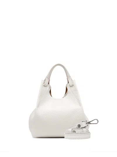 Gianni Chiarini Dua Double Handle Bag In Double Sand Leather