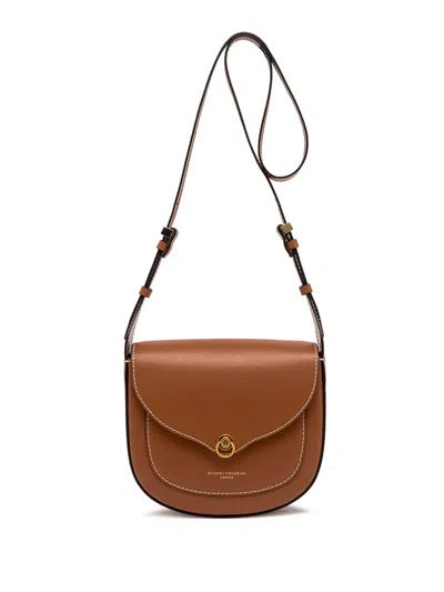 Gianni Chiarini Isa Leather Shoulder Bag
