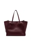Gianni Chiarini Marcella Leather Shopping Tote Bag In Red