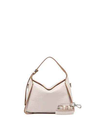 Gianni Chiarini Penelope Shoulder Bag In Double Grain Maxi Leather