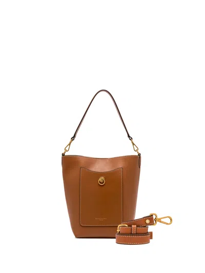 Gianni Chiarini Rubina Bucket Bag In Smooth Leather