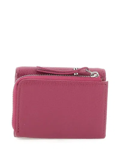 Gianni Chiarini Grain Wallet In Pink