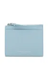 Gianni Chiarini Grained-leather Wallet In Blue