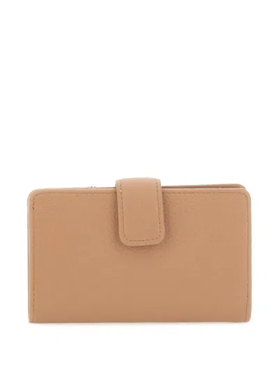 Gianni Chiarini Grained-leather Wallet In Brown