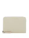 Gianni Chiarini Grained-leather Wallet In Neutrals