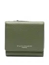 Gianni Chiarini Grained-leather Zip Wallet In Green