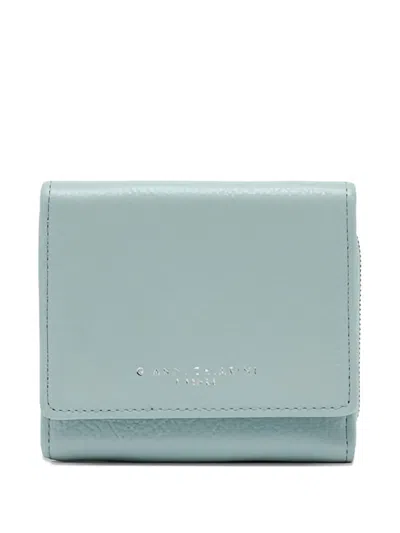 Gianni Chiarini Grained Wallet In Blue