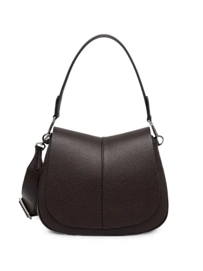 Gianni Chiarini Grained-leather Tote Bag In Brown