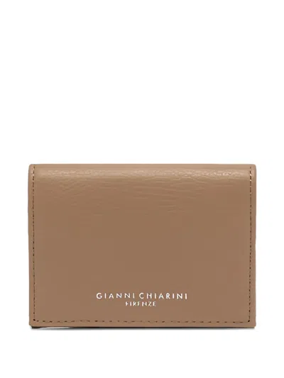Gianni Chiarini Grainy-leather Wallet In Brown