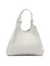 Gianni Chiarini Grey Leather Shoulder Bag In Gray