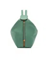 Gianni Chiarini Leather Zip Backpack In Green